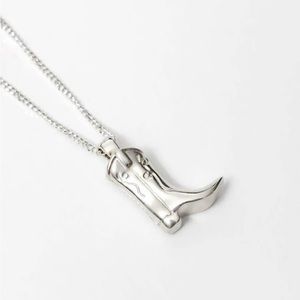 Wolf Circus Cowboy boot necklace